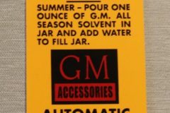 W/W Bracket Dekal 1953-54 Chevrolet