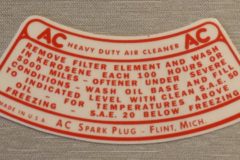 Luftrenar Dekal 1955-57 Chevrolet