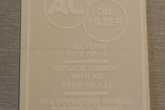 Oljefilter Dekal 1958-67 Chevrolet