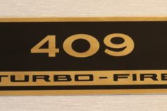 Ventilkåps Dekal 1961-65 Chevrolet 409 Turbo-Fire