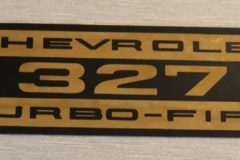 Ventilkåps Dekal Chevrolet 327 Turbo-Fire 1962-65