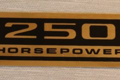 Ventilkåps Dekal 1962-65 Chevrolet