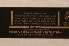 Luftrenar Dekal Chevrolet 1966-67