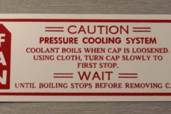 Caution Fan Dekal Chevrolet 1979-80