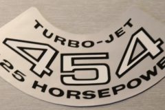 Luftrenar Dekal Chevrolet 454" Turbo-Jet 425 HP