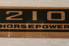 Ventilkåps Dekal Chevrolet 210 Hp