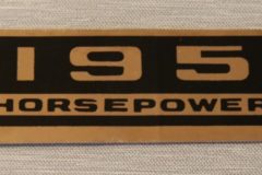 Ventilkåps Dekal Chevrolet 195 HP