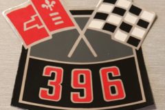 Luftrenar Dekal Chevrolet 396" Cross Flags