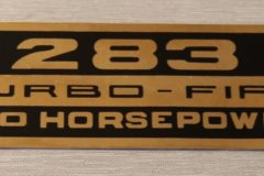 Ventilkåps Dekal Chevrolet 283"