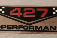Ventilkåps Dekal Chevy 427 HI-Perf. (After Market)