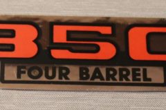 Luftrenar Dekal Chevrolet 350 Four Barrel