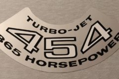 Luftrenar Dekal Chevrolet 454" Turbo-Jet 365 HP