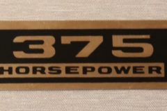 Ventilkåps Dekal Chevrolet 375 Hp