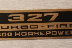 Ventilkåps Dekal Chevrolet 327" Turbo-Fire 300 HP