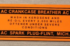 Oil Filler Cap Dekal Oldsmobile 1949-60