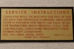 Luftrenar Dekal Mercury 1956