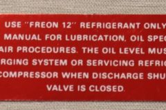 Air Cod Charge Dekal Edsel, Lincoln, Mark, Mercury 1957-60