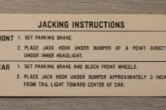 Jack Base Dekal Mercury 1960-62