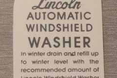 W/W Bottle Bracket Dekal Lincoln 1954-57