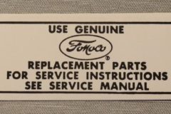 Luftrenar Dekal Lincoln, Mercury 1965-75