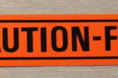 Caution Fan Dekal 1967-77 Ford