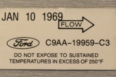 Air Cond. Dryer Dekal Comet, Monterey 1969