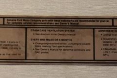 Service Spec. Dekal Lincoln, Mercury 1971