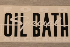 Luftrenar Dekal Ford Oilbath 1954