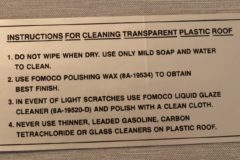 Glass Top Glovbox Instr. Dekal Ford Crown Victoria 1955-56