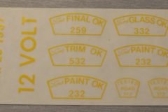 Paint OK Dekal Set Ford & T-Bird 1957