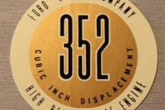 Ventilkåps Dekal Ford 1960-62