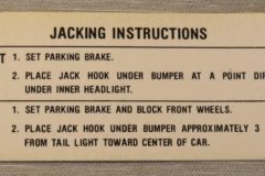 Jack Base Dekal Ford Fullsize 1960-62