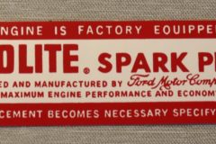 Luftrenar Dekal Ford Autolite Spark Plug 1960-63