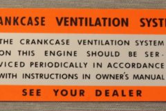 Luftrenar Dekal Ford 1960-65