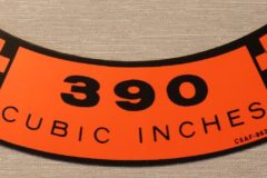 Luftrenar Dekal Ford "390" 1961-69