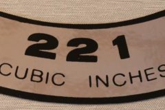 Luftrenar Dekal Fairlane 1962-63