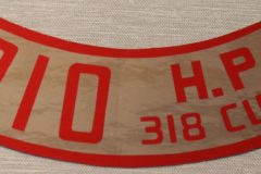 Luftrenar Dekal TK 318 210HP 1970-74