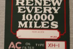 Oljefilter Dekal Mopar 1933-36