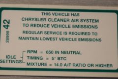 Emission Dekal 1968-70