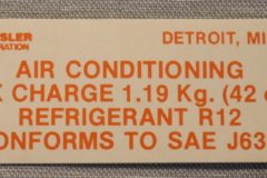 Air Condition Dekal Mopar 1968-75