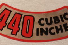 Luftrenar Dekal Mopar "440" 1975-77