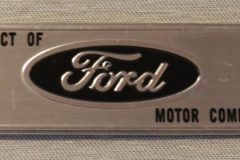 Instegslist Dekal Ford (svart) 1962-66