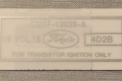 Tändspole Dekal T-Bird 1963-64