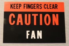 Caution Fan Dekal Ford 1964