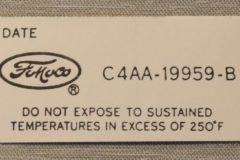 Air Cond. Dryer Dekal Ford 1964-66