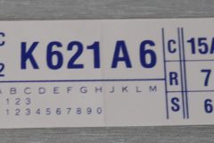 Non/Ram Code Dekal Ford 302 A/T 1973