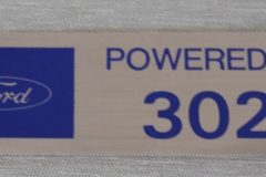 Ventilkåps Dekal Ford Powered by 302