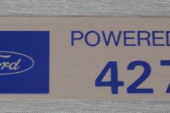 Ventilkåps Dekal Ford Powered by 427