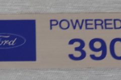 Ventilkåps Dekal Ford Powered by 390