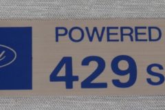 Ventilkåps Dekal Powered by 429 SCJ